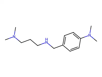 N1-(4-(dimethylamino)benzyl)-N3,N3-dimethylpropane-1,3-diamine structure