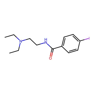 N-(2-(Diethylamino)ethyl)-4-iodobenzamide structure