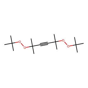 2,5-Bis(tert-butylperoxy)-2,5-dimethyl-3-hexyne structure