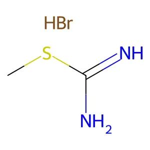 Carbamimidothioic acid, methyl ester, monohydrobromide structure