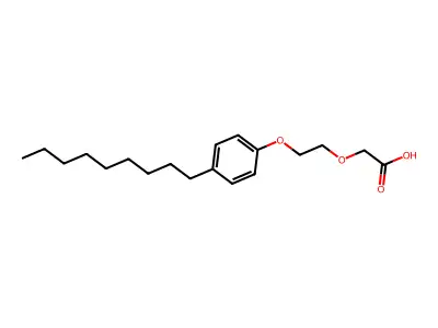 2-(2-(4-壬基苯氧基)乙氧基)乙酸 structure