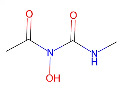 N-乙酰-N-甲基氨基甲酰羟胺 structure