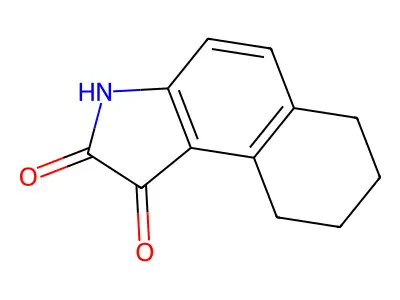 1H-Benz(e)indole-1,2(3H)-dione, 6,7,8,9-tetrahydro- structure