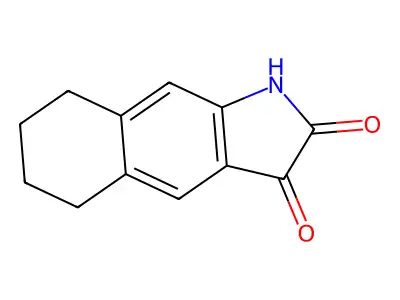 1H-Benz(f)indole-2,3-dione, 5,6,7,8-tetrahydro- structure