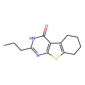 2-propyl-5,6,7,8-tetrahydro-3H-[1]benzothiolo[2,3-d]pyrimidin-4-one structure