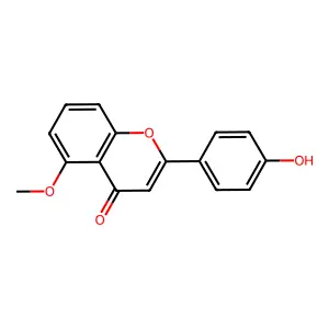 4'-Hydroxy-5-methoxyflavone structure
