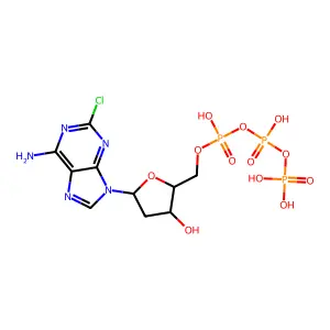 2-氯-2'-脱氧腺苷三磷酸酯 structure