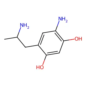 5-氨基-2,4-二羟基-α-甲基苯乙胺 structure