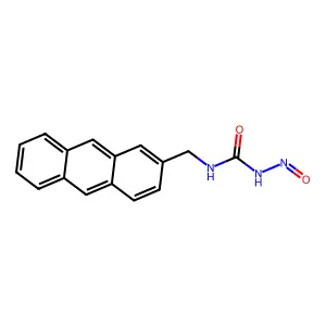 N-(2-Anthracenylmethyl)-N'-nitrosourea structure