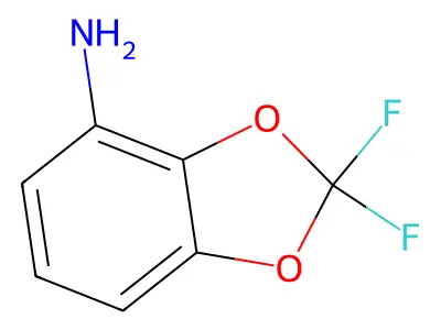 2,2-Difluoro-1,3-dioxaindan-4-amine structure