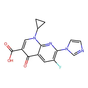 Quinolone der. structure