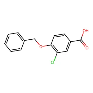 4-(Benzyloxy)-3-chlorobenzoic acid structure
