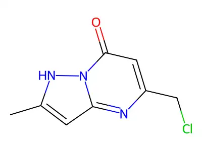 5-(Chloromethyl)-2-methylpyrazolo[1,5-a]pyrimidin-7-ol structure