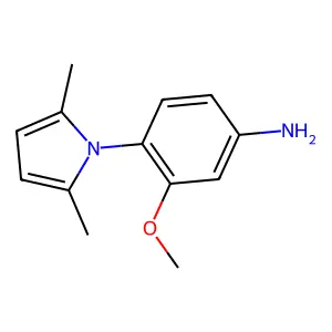 4-(2,5-Dimethyl-1H-pyrrol-1-yl)-3-methoxyaniline structure