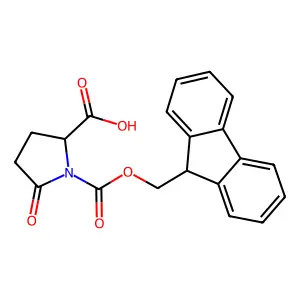 9-Fluoroenylmethoxycarbonylpyroglutamate structure