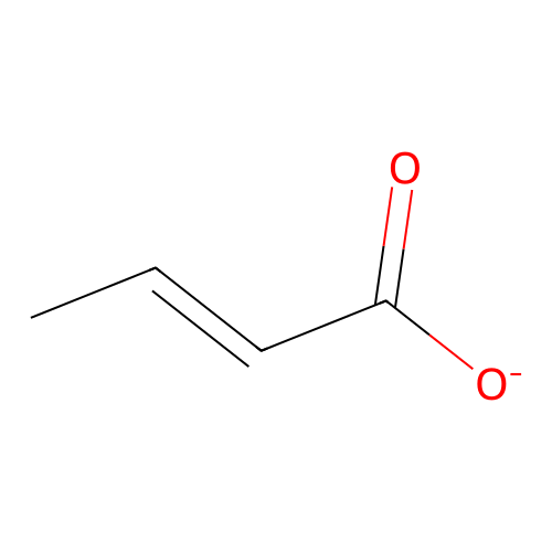巴豆酸 structure