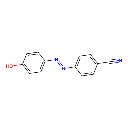 4-(4-Cyanophenylazo)phenol structure