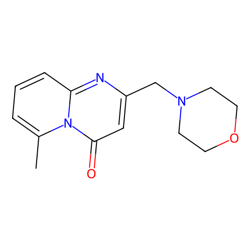 6-methyl-2-[(morpholin-4-yl)methyl]-4H-pyrido[1,2-a]pyrimidin-4-one structure