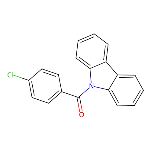 Carbazol-9-yl-(4-chlorophenyl)methanone structure