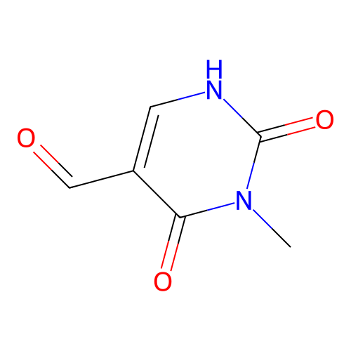5-Formyl-3-methyluracil structure