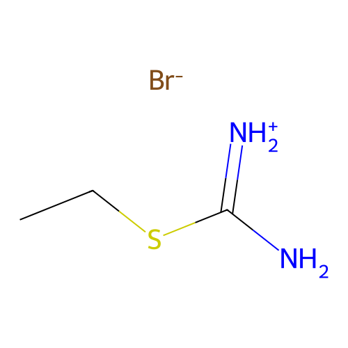 Pseudourea, 2-ethyl-2-thio-, hydrobromide structure