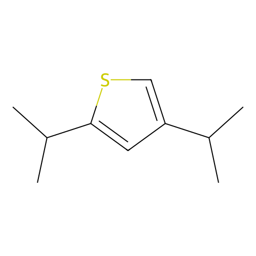 Thiophene, 2,4-diisopropyl structure