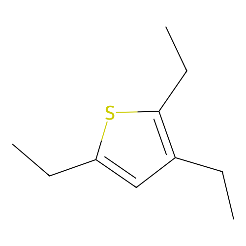 Thiophene, 2,3,5-triethyl structure