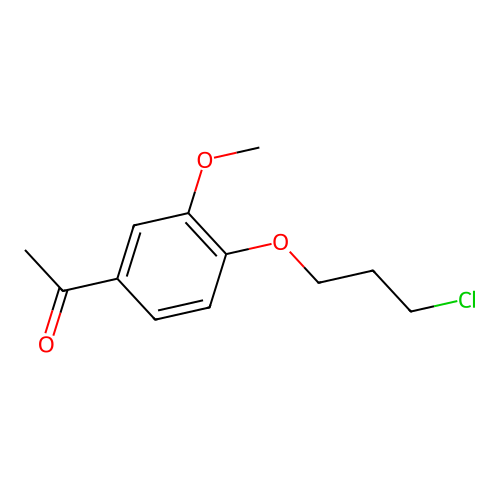 4-(3-Chloropropoxy)-3-methoxyacetophenone structure