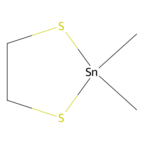 1,3,2-Dithiastannolane, 2,2-dimethyl- structure
