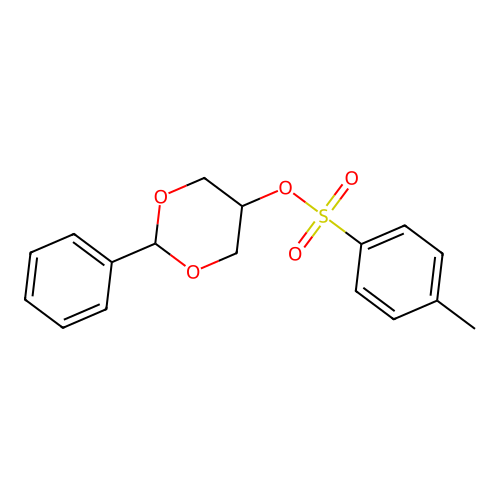 2-Phenyl-1,3-dioxan-5-yl 4-methylbenzenesulfonate structure