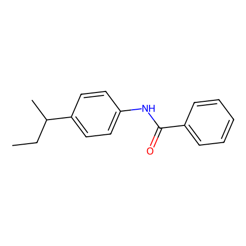 N-(4-butan-2-ylphenyl)benzamide structure