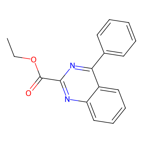 Ethyl 4-phenylquinazoline-2-carboxylate structure