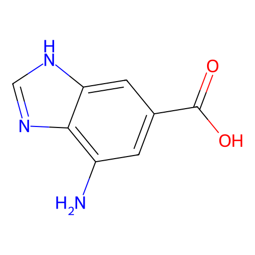 7-Amino-1H-benzimidazole-5-carboxylic acid structure