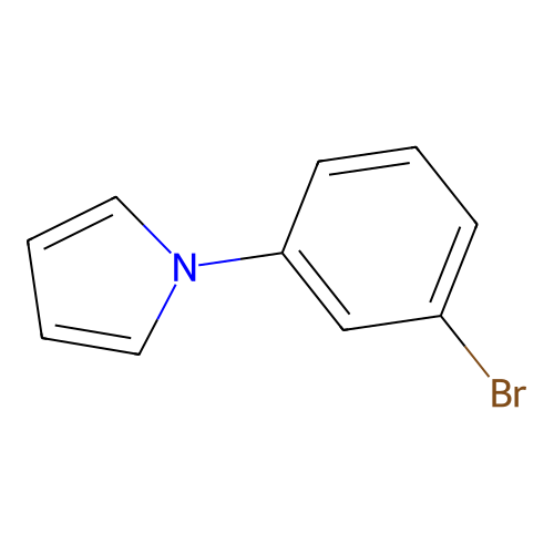 1-(3-bromophenyl)-1H-pyrrole structure
