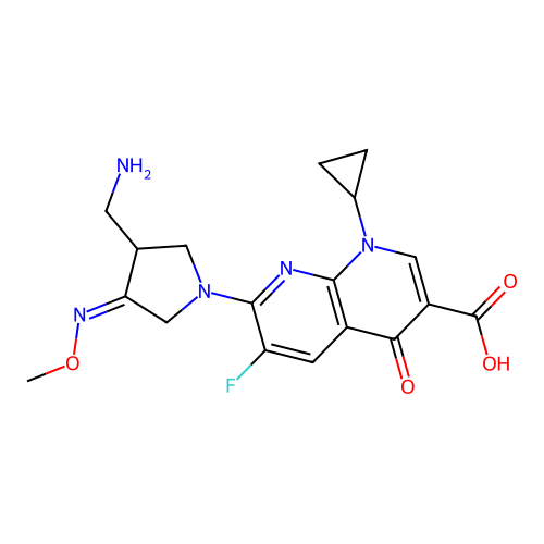 吉米沙星 structure
