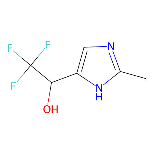 2,2,2-Trifluoro-1-(2-methyl-3H-imidazol-4-YL)-ethanol structure