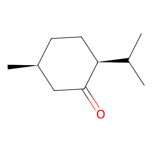 Isomenthone, (+-)- structure