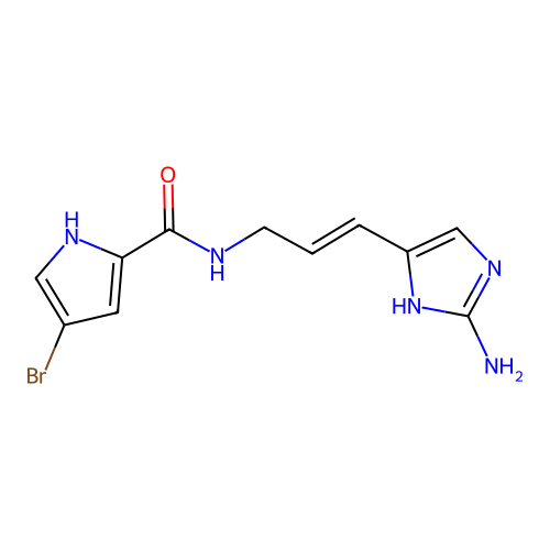 Hymenidin structure