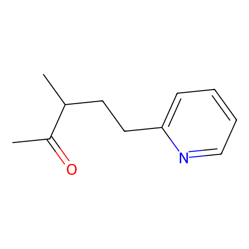 3-Methyl-5-(2-Pyridyl)-2-Pentanone structure