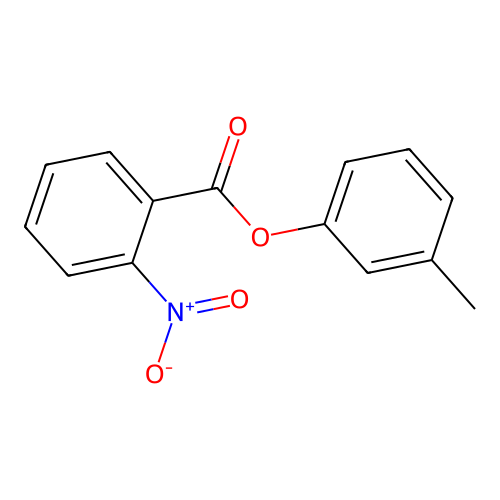 3-Methylphenyl 2-nitrobenzoate structure