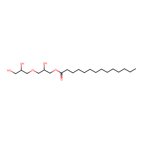 Polyglyceryl-2 Myristate structure