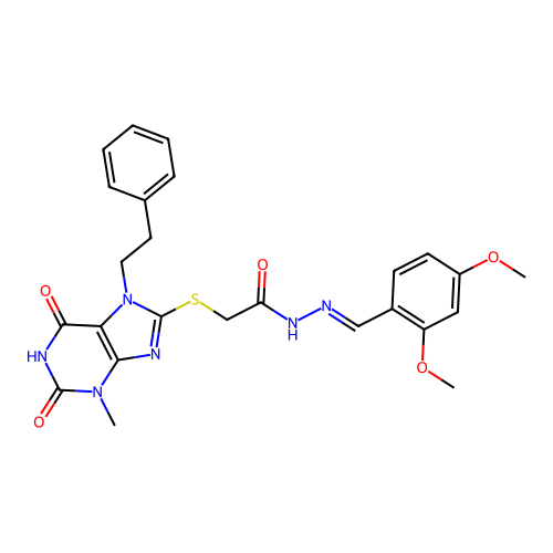 C25H26N6O5S structure