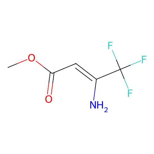 Methyl 3-amino-4,4,4-trifluorocrotonate structure