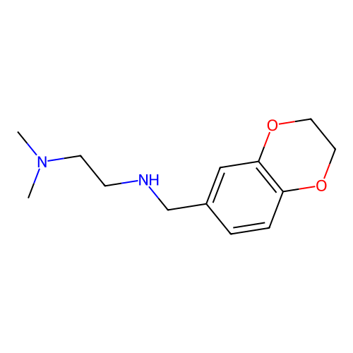 N'-(2,3-dihydro-1,4-benzodioxin-6-ylmethyl)-N,N-dimethylethane-1,2-diamine structure