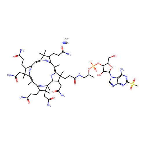 2-Methylsulfonyladenylcobamide structure