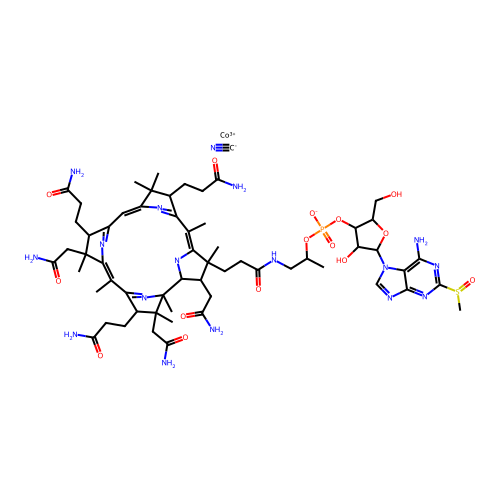 2-Methylsulfinyladenylcobamide structure