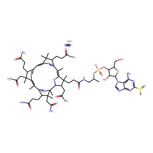2-甲基亚磺酰腺苷钴胺 structure