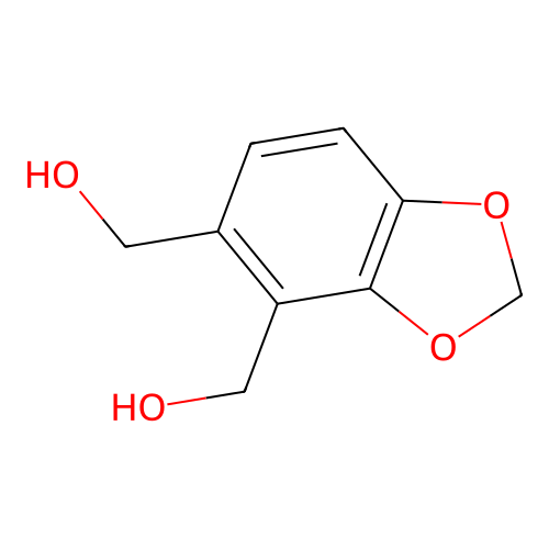 1,2-Phenylenedimethanol, 3,4-methylenedioxy- structure