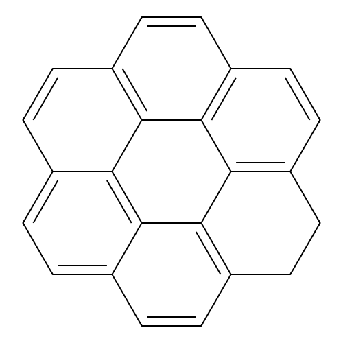 Dihydrocoronene structure