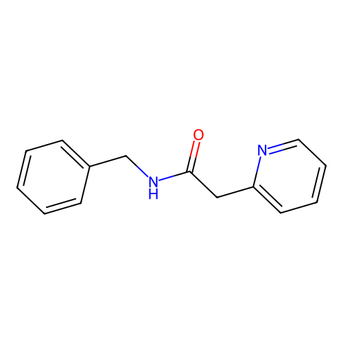 N-Benzyl-2-(pyridin-2-yl)acetamide structure